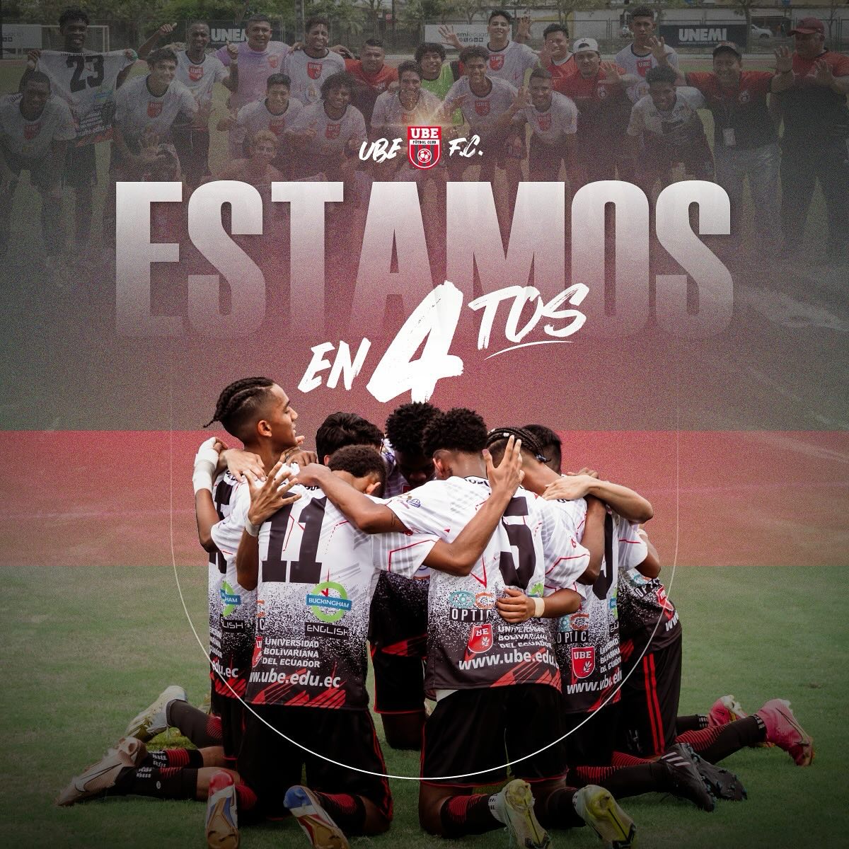 Acompáñanos en esta nueva ilusión en cuartos de final ????