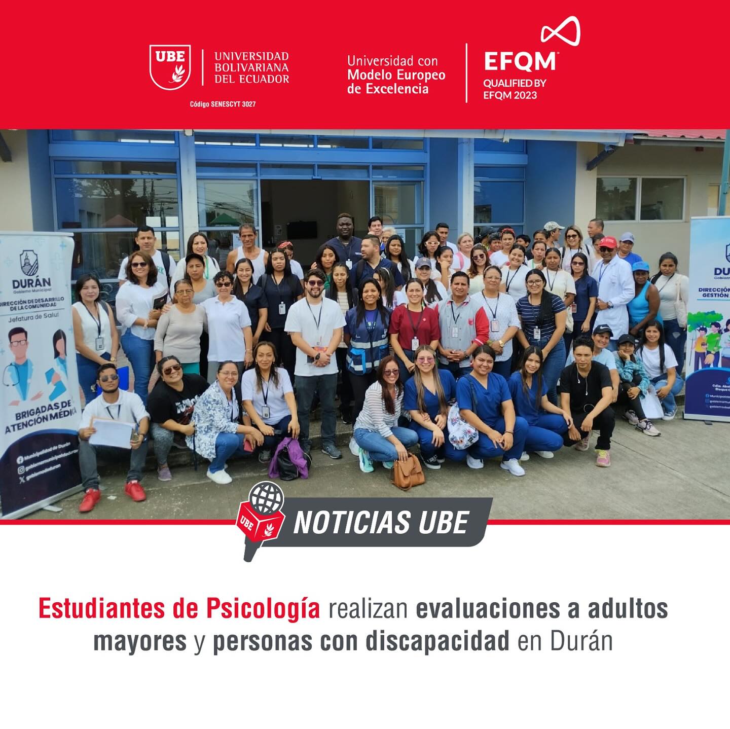 Estudiantes de Psicología realizaron sus prácticas comunitarias en Durán. 