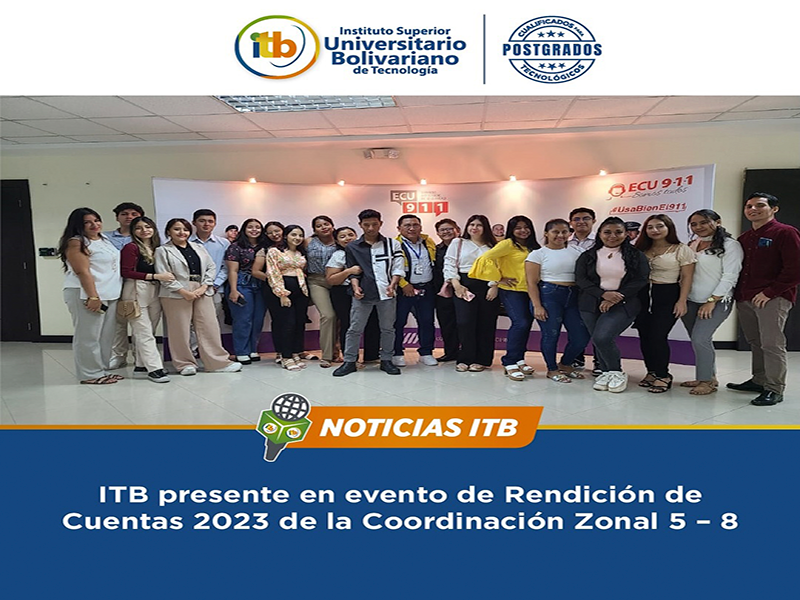 ITB participa en Evento de Rendición de Cuentas 2023