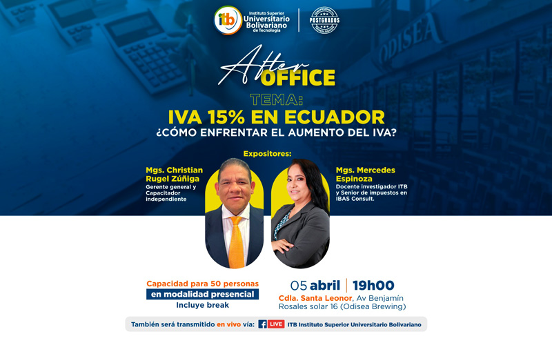 ¡Ven a nuestro after office en la ciudad de Guayaquil!