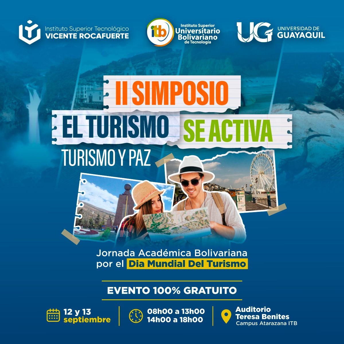 ¡Prepárate para el II Simposio "El turismo se activa, Turismo y Paz!