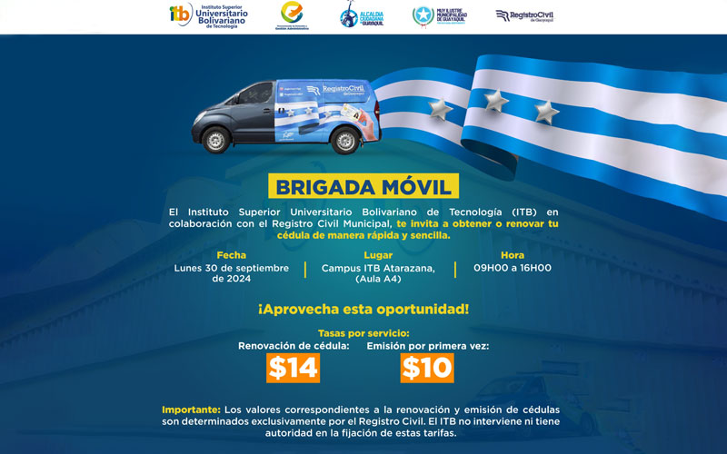 ¡No pierdas la oportunidad de obtener o renovar tu cédula! 