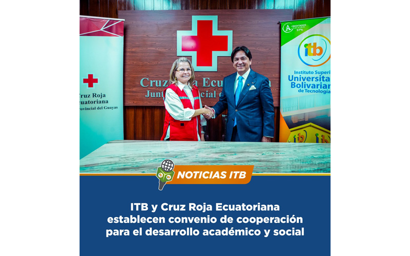 El ITB ha suscrito un convenio de cooperacion interinstitucional con la Cruz Roja.