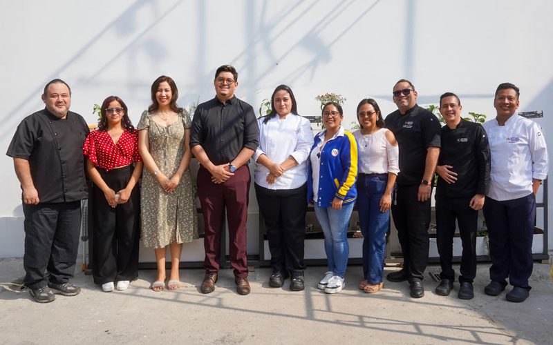 Estudiantes de Gastronomía del ITB fusionan conocimiento y arte en “Gastro Garden”