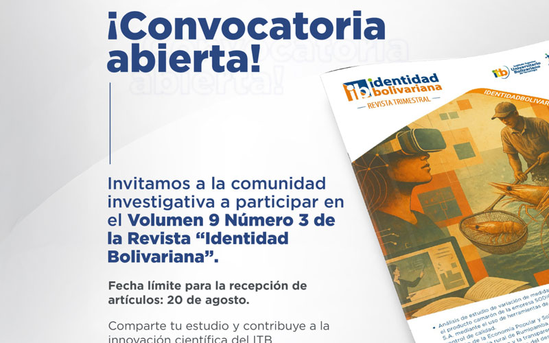 ¡Convocatoria abierta para la Revista Identidad Bolivariana! 