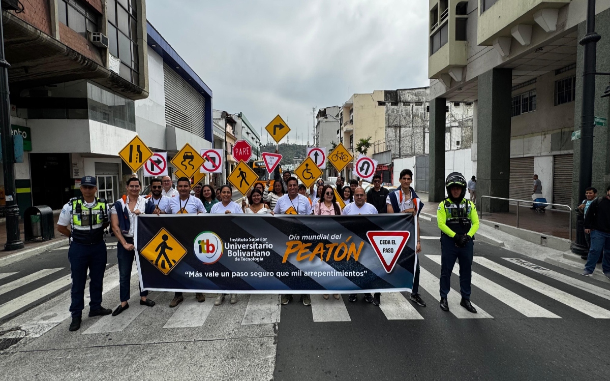 ITB conmemoró el Día Mundial del Peatón con caminata y actividades de concienciación vial