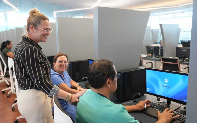 ITB reinaugura la nueva Sala de Docentes de la Facultad Académica de Salud y Servicios Sociales (FASSS) en el Campus Atarazana. 