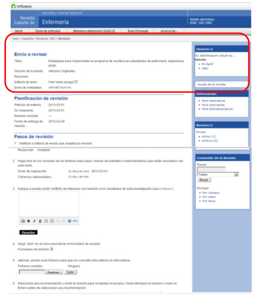 Docente del ITB fue designado Par Revisor de Artículos Científicos por la Revista Cubana de Enfermería