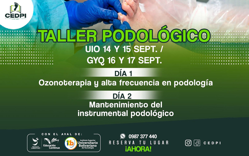 Atención a todos los apasionados de la podología y el cuidado de los pies