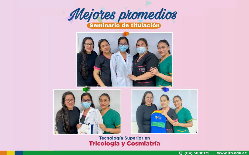 En ITB valoramos la excelencia académica por ello queremos felicitar a: