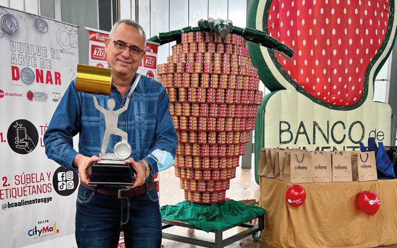 ITB se destaca en Canstruction El Instituto Superior Universitario Bolivariano de Tecnología