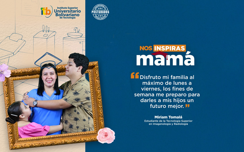 Estudiante de la carrera Tecnología Superior en Imagenología y Radiología, nos ha inspirado con su compromiso y dedicación a dar lo mejor de sí misma