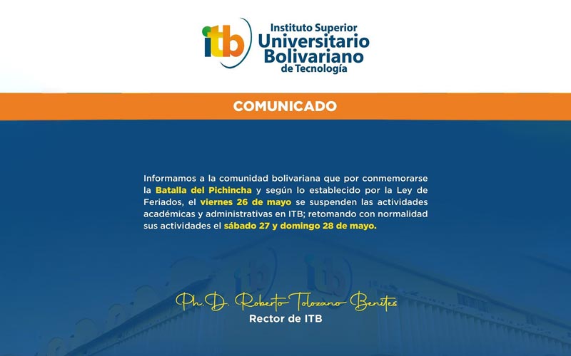 Comunicamos a la familia bolivariana importante información a tener en cuenta