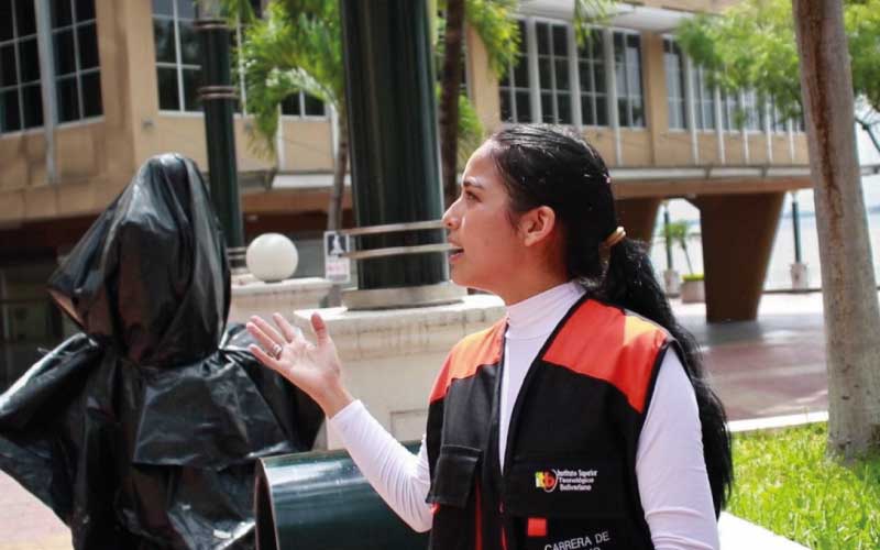 Estudiantes del quinto nivel de la carrera Tecnología Superior en Turismo