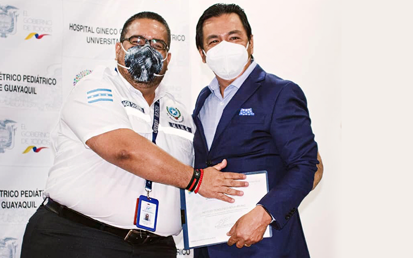 Este sábado 22 de mayo el ministerio de Salud Pública otorgó un reconocimiento al ITB