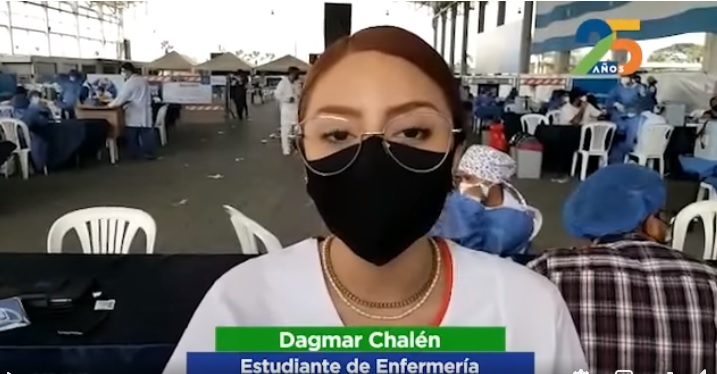 Estudiante de la carrera de Enfermería