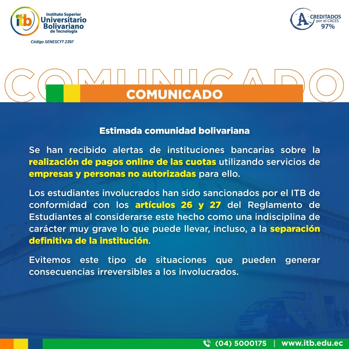 Comunicado Oficial