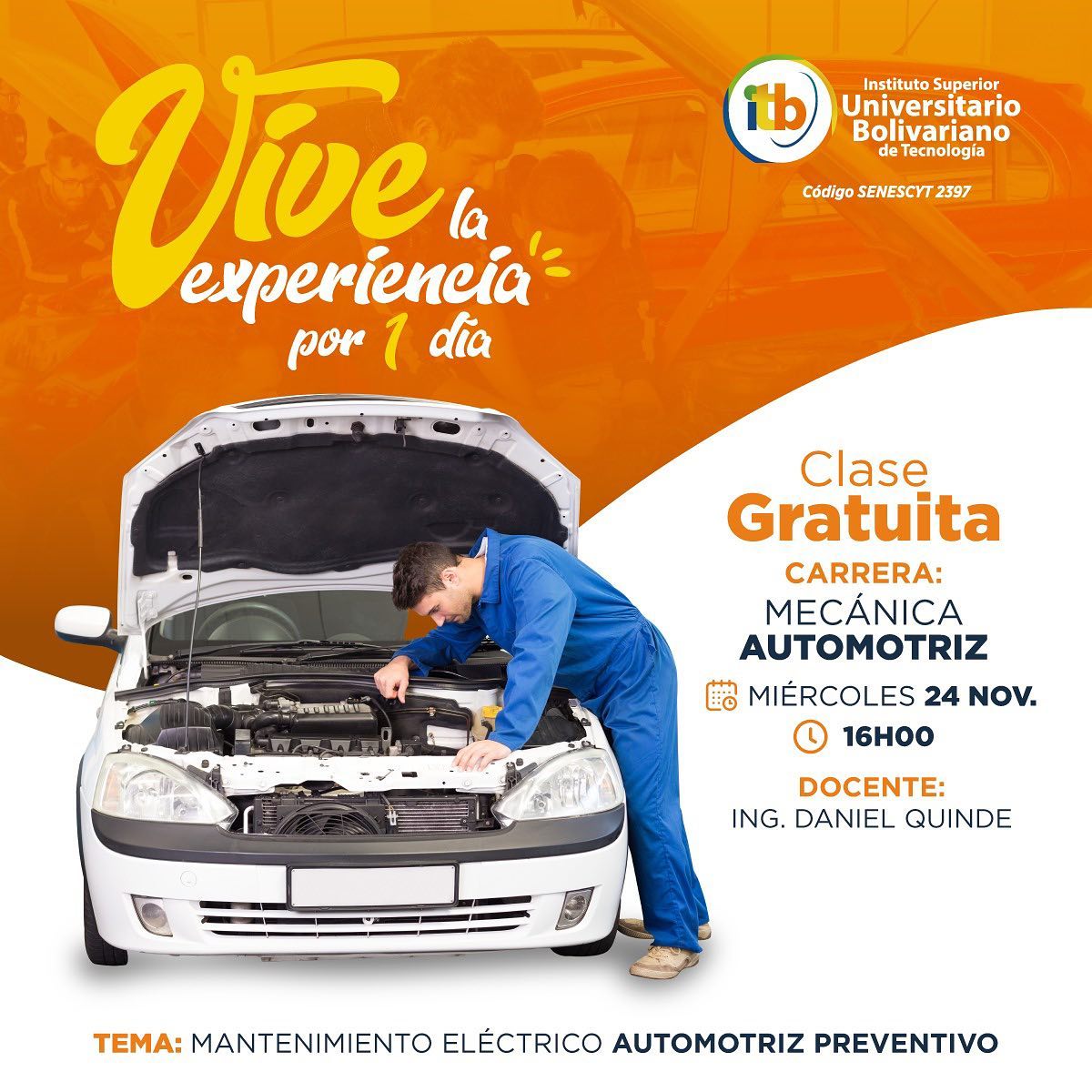 Vivir la experiencia de ser parte de ITB por un día