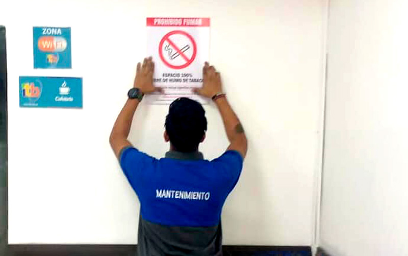 ITB, una institución libre de tabaco. 