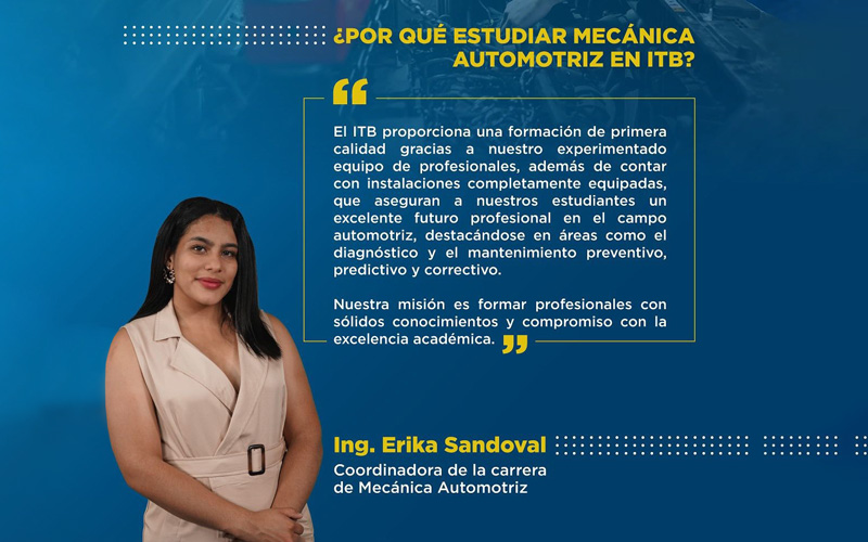  ¡Prepárate para una carrera emocionante en Mecánica Automotriz en ITB! 