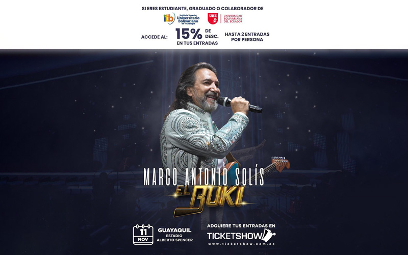 Disfruta este 11 de noviembre el concierto del BUKI