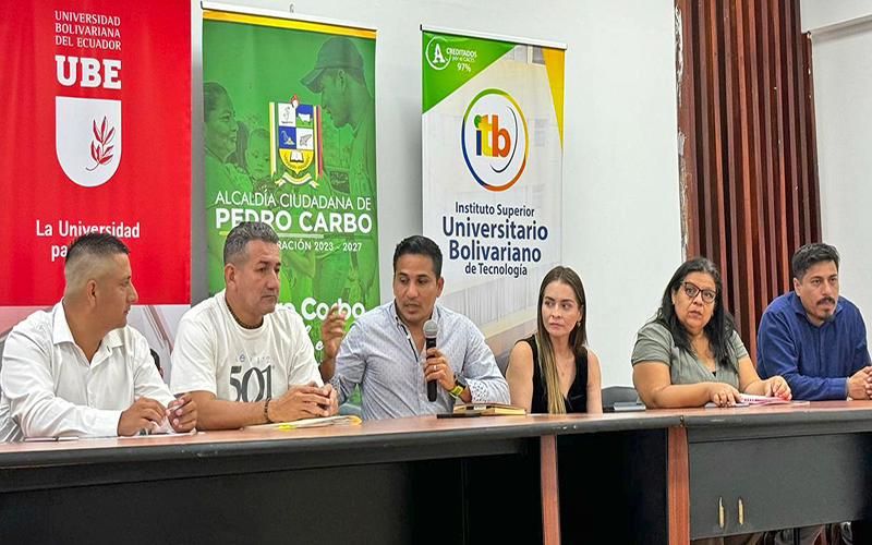 Conduce Ecuador - ITB y Alcaldía de Pedro Carbo se reúnen para alianza estratégica 