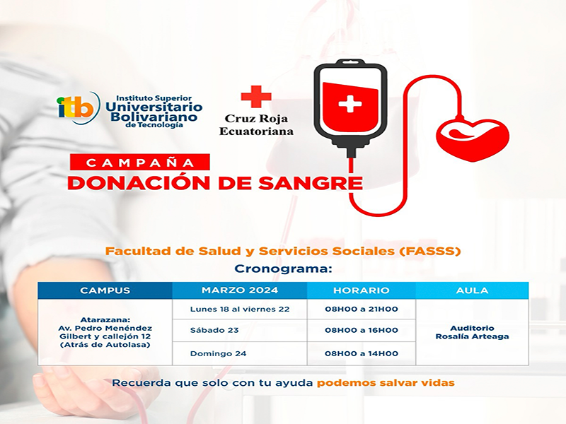 Únete a nuestra Campaña de Donación de Sangre