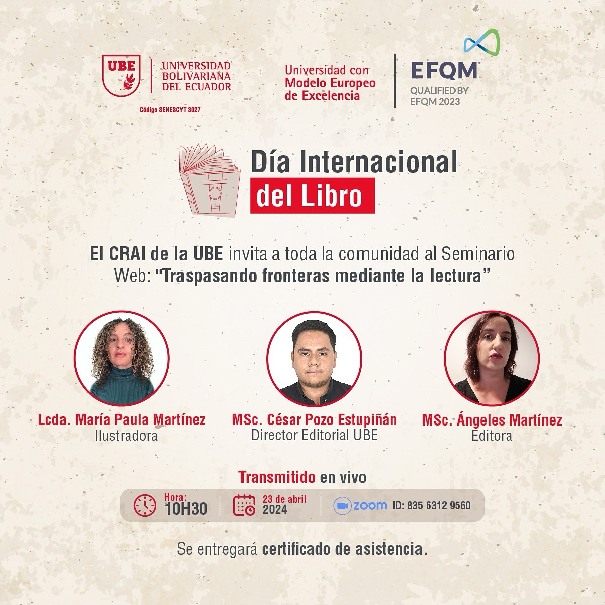 ¡Celebremos juntos el Día Internacional del Libro! 