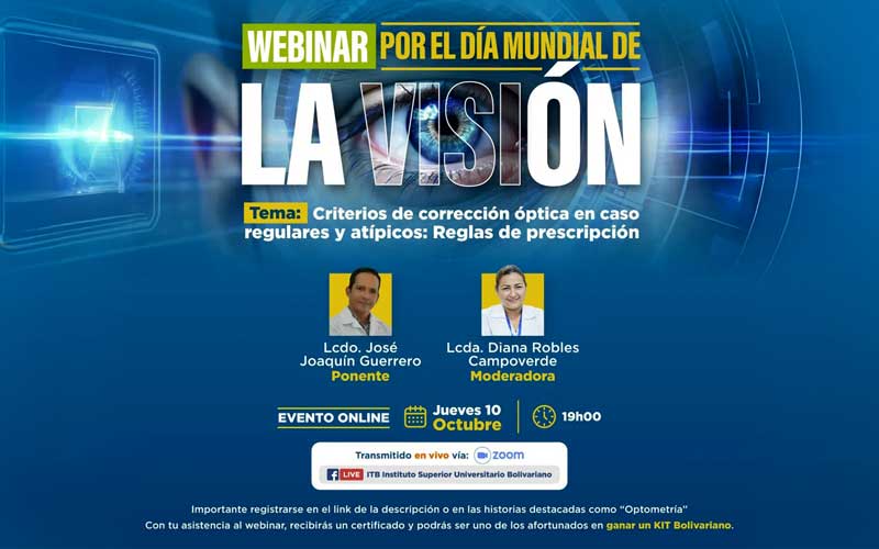 ¡Aprende, actualízate y mejora tus habilidades en nuestro Webinar especial por el Día Mundial de la Visión! 
