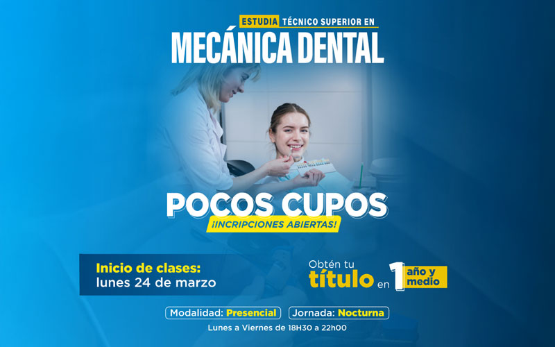 ¡Diseña sonrisas y asegura tu lugar!