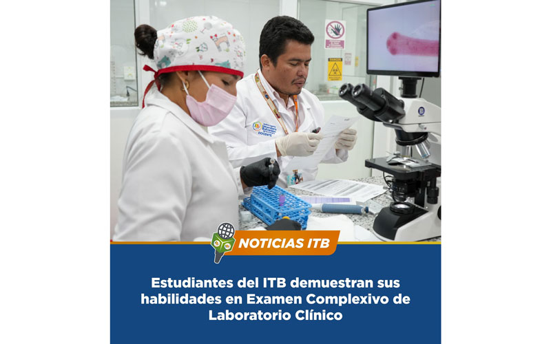 Los estudiantes del grupo LPE01 de la carrera de Tecnología Superior en Laboratorio Clínico rindieron su examen complexivo