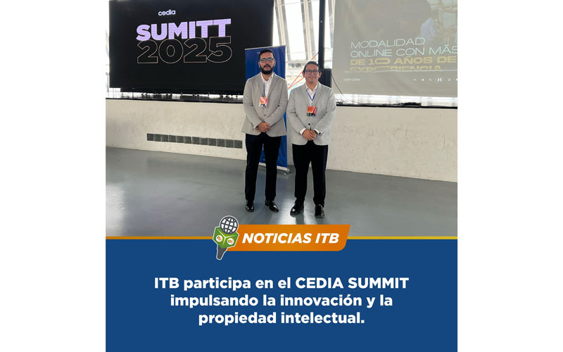 El Instituto Superior Tecnológico Bolivariano de Tecnología (ITB) presente en el CEDIA SUMMIT