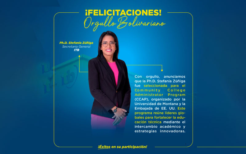 Felicitamos a la Dra. Stefanía Zúñiga, Secretaria General de la UBE.