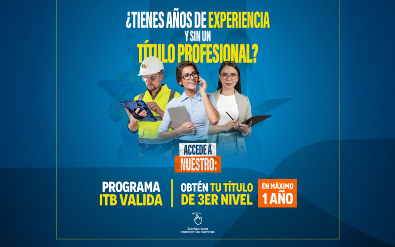 ¿Tienes años de experiencia pero aún no tienes tu título profesional?