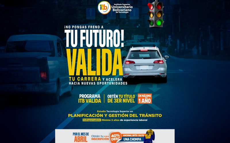 ¡Convierte tu experiencia en un título en Tránsito y Seguridad Vial! 
