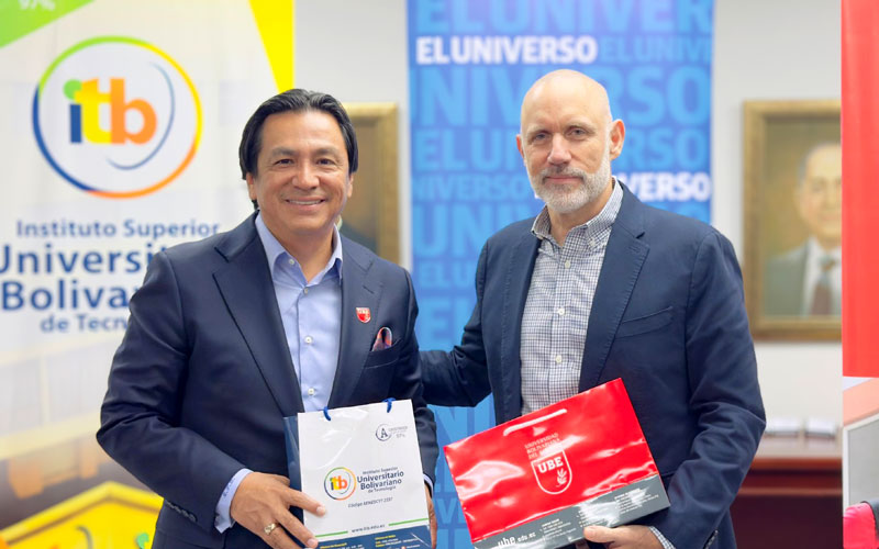 ITB y El Universo sellan alianza para vinculación académica con la sociedad