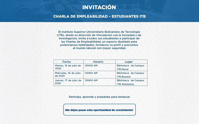 ¿Estás listo para dar el siguiente paso hacia tu futuro profesional? ¡Entonces esto es para ti! 