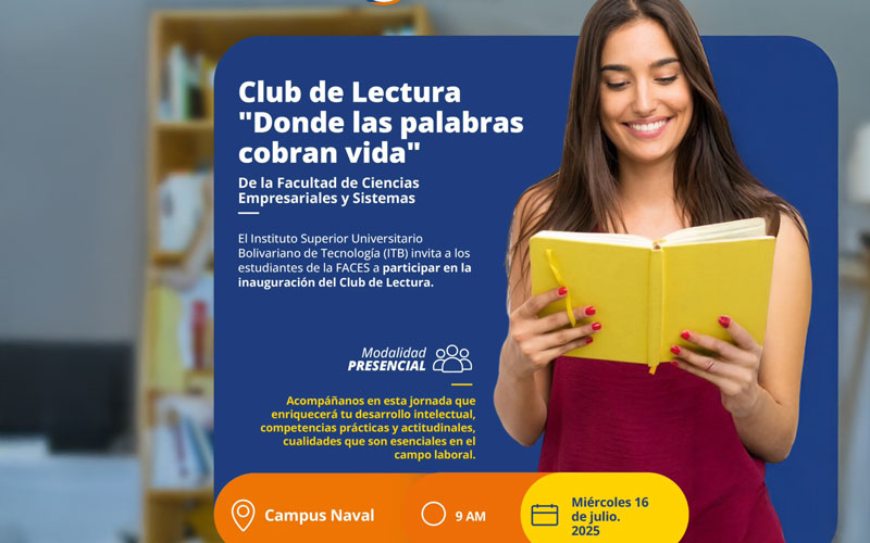 Forma parte del Club de Lectura: Donde las palabras cobran vida