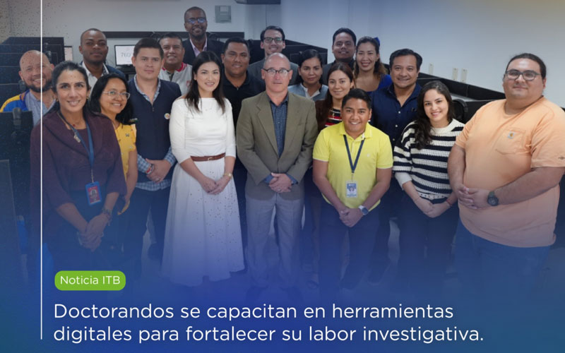 Doctorandos se capacitan en herramientas digitales para fortalecer su labor investigativa.