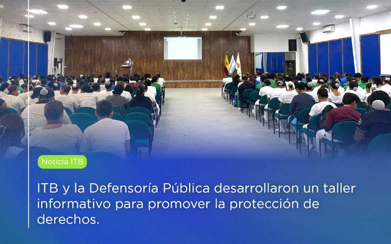 ITB y la Defensoría Pública desarrollaron un taller informativo para promover la protección de derechos.