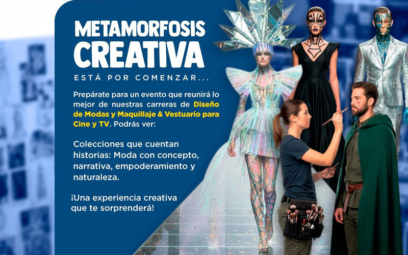 ¡METAMORFOSIS CREATIVA está por comenzar!