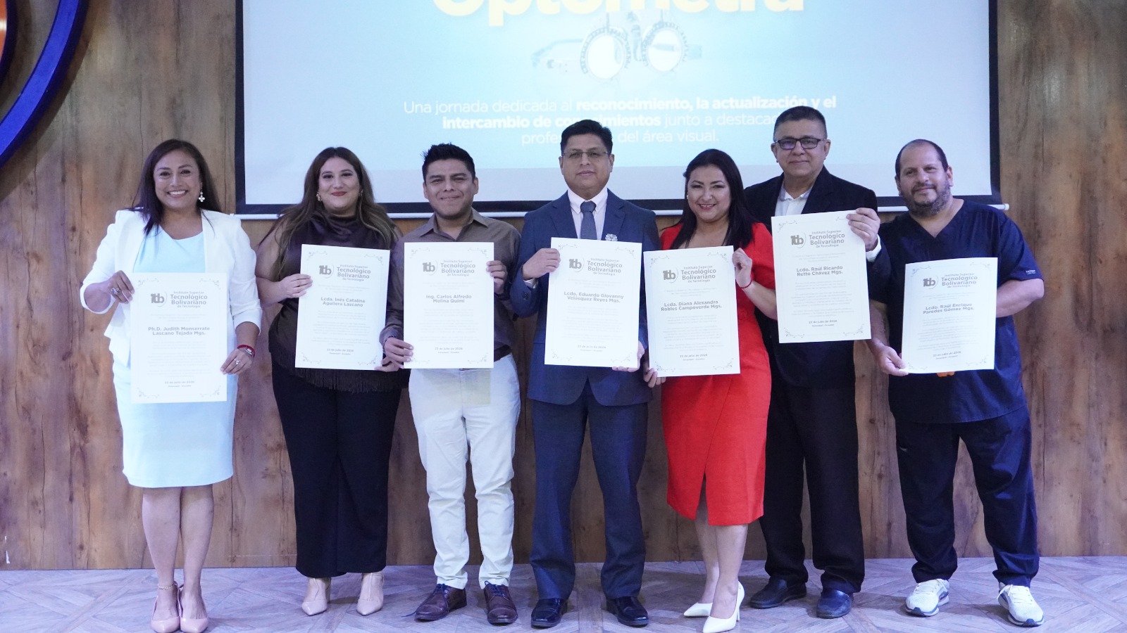 ITB fortaleció la actualización profesional en salud visual durante la conmemoración del Día del Optometrista Ecuatoriano