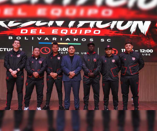 Bolivarianos Sporting Club presenta a su equipo masculino para el Torneo Universitario de la FEF