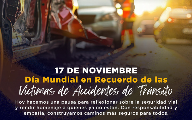 Día Mundial en Recuerdo de las Víctimas de Accidentes de Tránsito